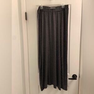 Ricki's Monochrome Striped Maxi Skirt